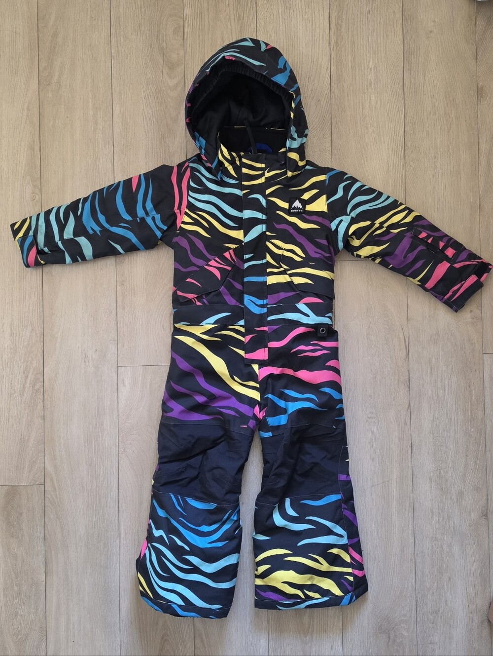 Burton Safari Stripe Kids One-piece Snow Suit, Size 3